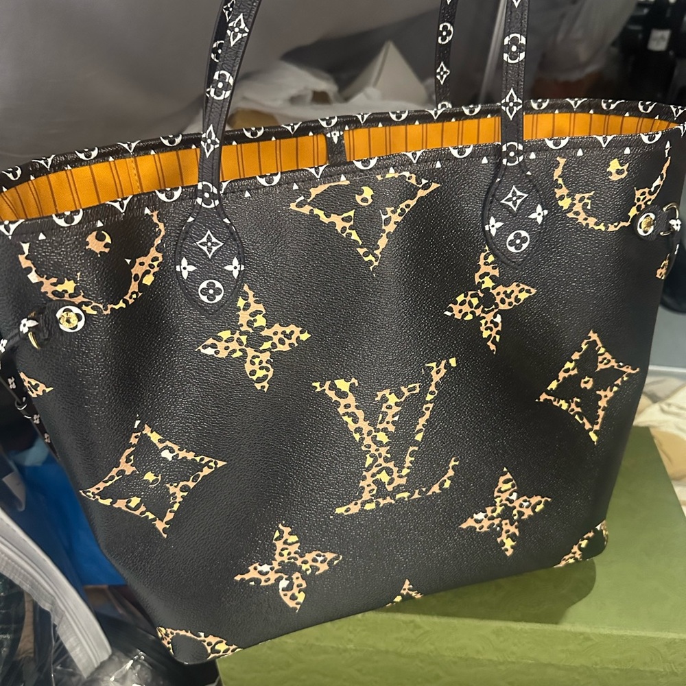 Louis Vuitton Neverfull NM Jungle Animal TOTE NEW Limited Edition